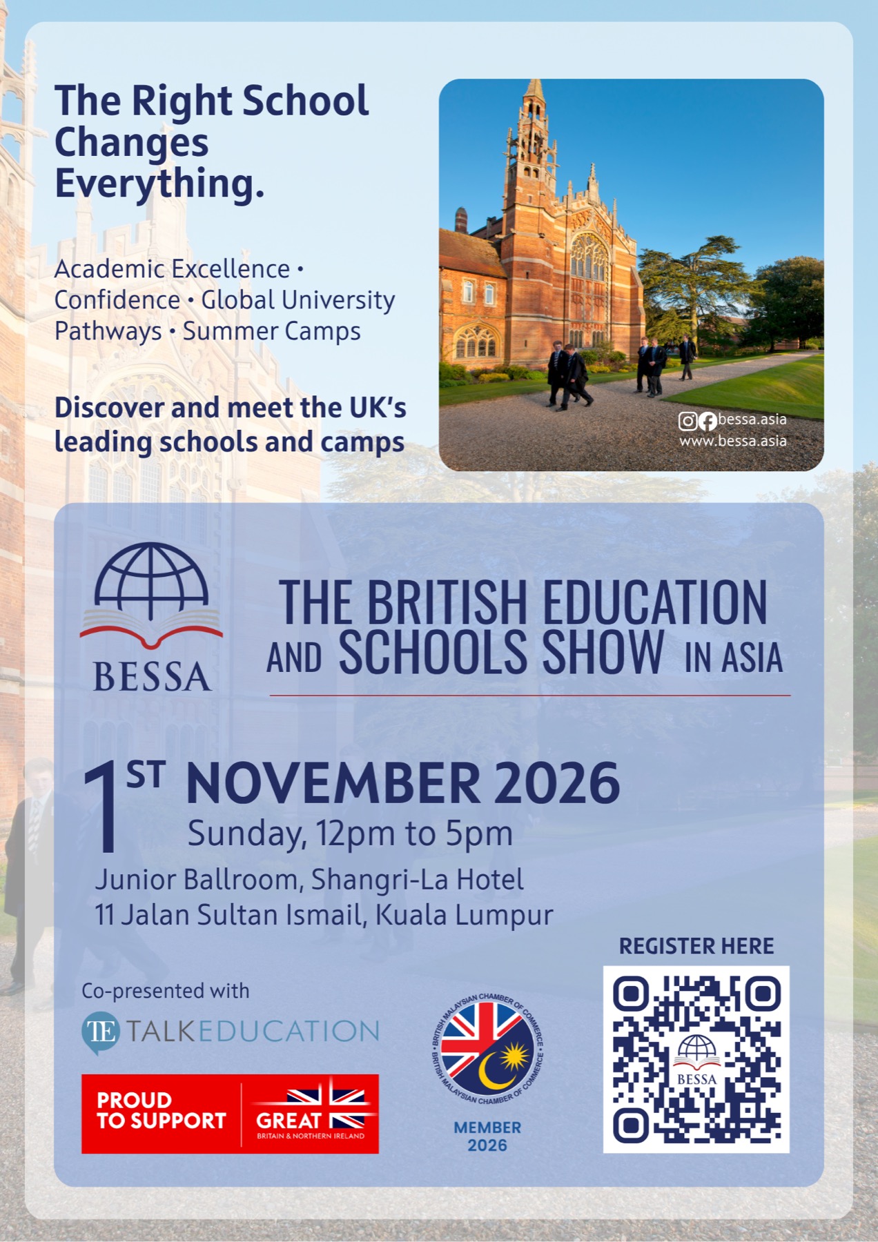 Artwork for the BESSA 10th Edition Schools Show