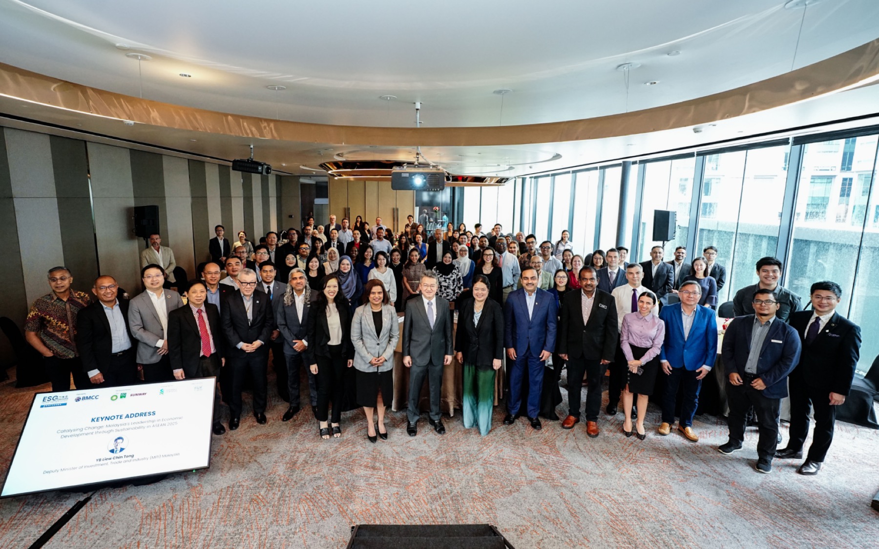 A ballroom of delegates at the BMCC ESG Horizons conference