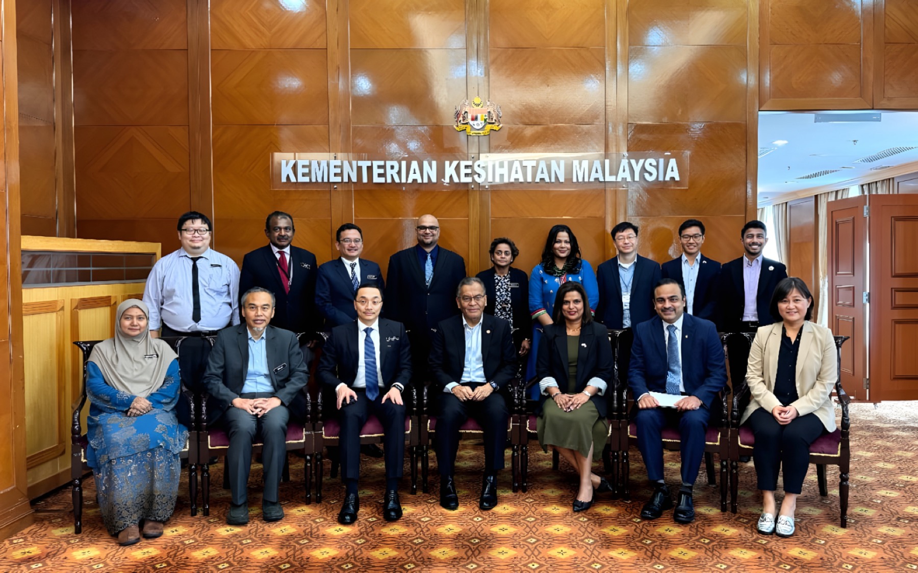 The BMCC Healthcare Committee at the Ministry of Health