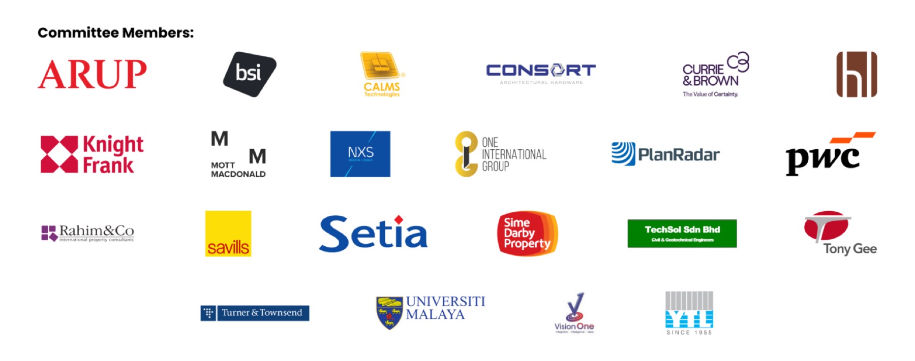 Marks printed on the BMCC Built Environment Committee page